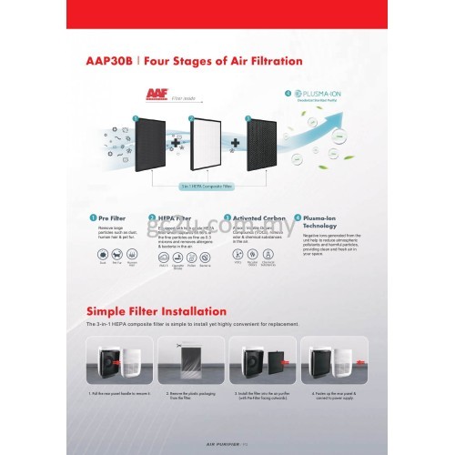 ACSON AIR PURIFIER AAP30B 