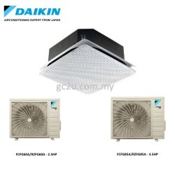 DAIKIN FCFG-A/RZFG-A-3CKY-LF WIFI INVERTER CASSETTE R32 2.5HP-3.5HP (PREMIUM)