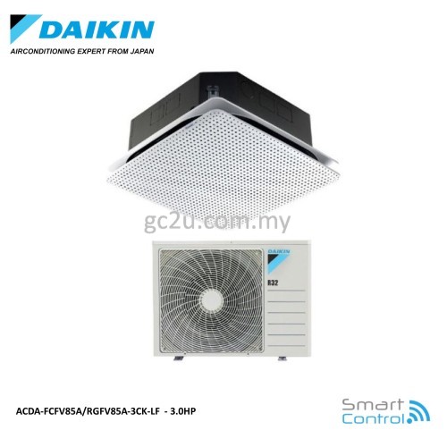 DAIKIN FCFV-A/RGFV-A-3CK-LF WIFI NON-INVERTER CASSETTE R32 (PREMIUM) 2.0HP - 4.0HP 