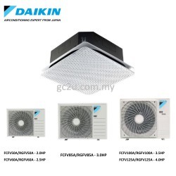 DAIKIN FCFV-A/RGFV-A-3CK-LF WIFI NON-INVERTER CASSETTE R32 (PREMIUM) 2.0HP - 4.0HP 