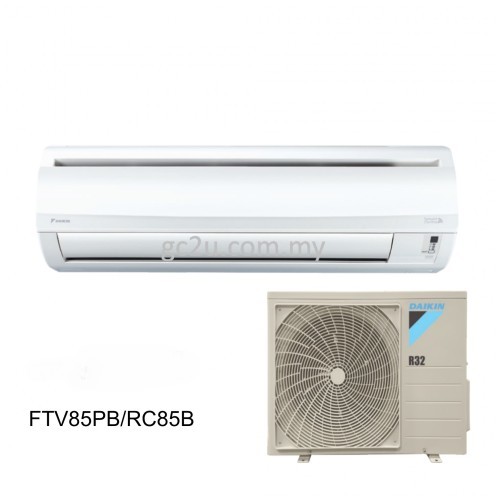 DAIKIN FTV-PB/RV-PB-3WM-LF9 WALL WIFI NON-INVERTER R32 1.0HP - 3.0HP (GIN ION) AIR CONDITIONER 