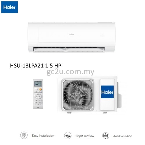 HAIER HSU-10LPA21 WALL NON-INVERTER R32 1.0HP-2.5 HP