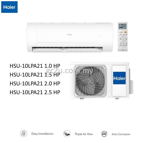 HAIER HSU-10LPA21 WALL NON-INVERTER R32 1.0HP-2.5 HP