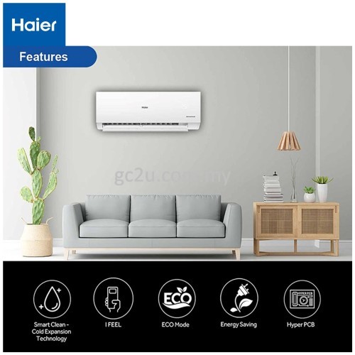 HAIER HSU-10VQA22 WALL INVERTER R32 1.0HP-2.5 HP