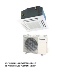 PANASONIC CS/CU-PV18RB4H MINI CASSETTE 2.0 HP & 2.5 HP (NON INVERTER - R410A)