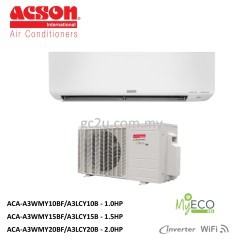 ACSON A3WMY-BF/A3LCY-B 1.0HP - 2.0HP INVERTER REINO+ BUILT IN WIFI R-32 AIR CONDITIONER