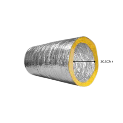 FLEXIBLE DUCT C/W FIBRE GLASS 