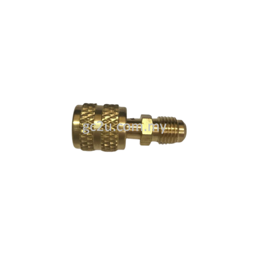 CONVERSION ADAPTOR R410A TO R22 - INNER THREAD 5/16" (R410A MALE) TO OUTER THREAD 1/4" (R22 FEMALE)