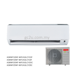 ACSON A3WMY-NF-WIFI/A3LCY-F WALL INVERTER BUILT IN WIFI R32 1.0HP - 2.5HP  AIR CONDITIONER