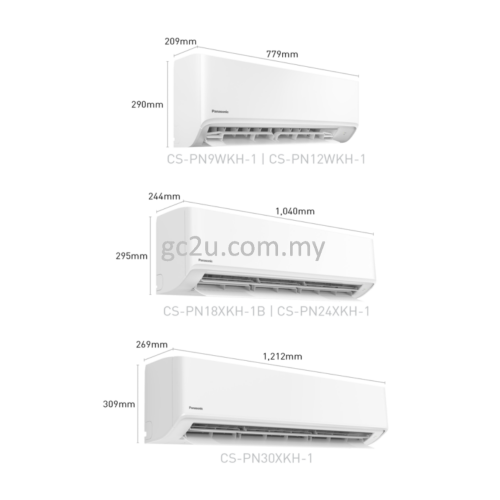 PANASONIC CS/CU-PN9WKH WALL NON-INVERTER STANDARD R32 1.0HP - 2.5HP (PN-W SERIES)