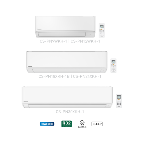 PANASONIC CS/CU-PN9WKH WALL NON-INVERTER STANDARD R32 1.0HP - 2.5HP (PN-W SERIES)