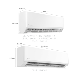 PANASONIC CS/CU-PU9XKH WALL INVERTER R32 (STANDARD) 1.0HP-2.5 HP (PU-X SERIES)