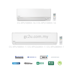 PANASONIC CS/CU-XPU10XKH WALL WIFI INVERTER R32 (X-DELUXE) 1.0HP - 3.0HP (XPU-X SERIES)