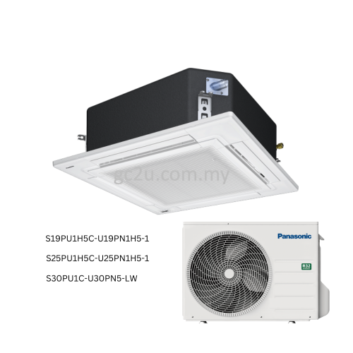 PANASONIC S19PU1H5C/U19PN1H5-1 CASSETTE 2.0HP-5.0 HP NON-INVERTER R32 1 PHASE & 3 PHASE NANOEX