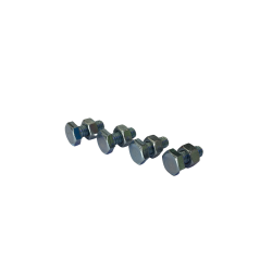 BOLT & NUT (BRACKET) M/S HEX BOLT NUT 5/16 X 5/8 (ZINK)