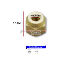 FLARE NUT 1/4