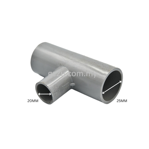 TEE REDUCER PVC 25MM X 20MM