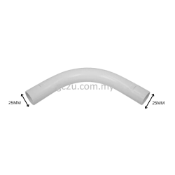 LONG BEND PVC (25MM) WHITE