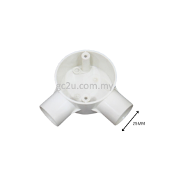 ANGLE BOX PVC (25MM)