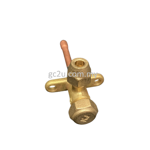 SERVICE VALVE 1/4" AIR-COND OUTDOOR ALC09/10C/10CN R22 R50059029814/R50059037335 (STRAIGHT)